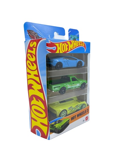 Hot Wheels 3'lü Araba Seti - Set 8 Çok Renkli