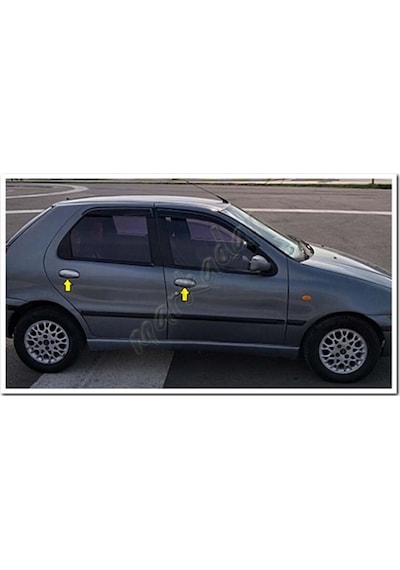 Db Chrome Fiat Palio Kapı Kolu Nikelajı 1998-2011 4 Kapı P.Çelik