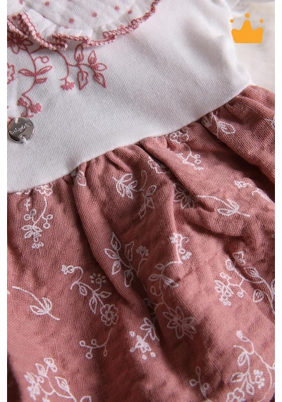 Babyhola Kız Bebek Müslin Tulum 15180 Pembe