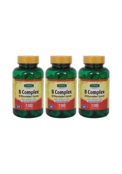 Vitapol Vitamin B Complex 3X100 Tablet Ağustos 2024