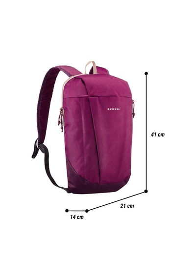 Decathlon Sırt Çantası - 10 Litre Hacimli - Mürdüm Moru Mor