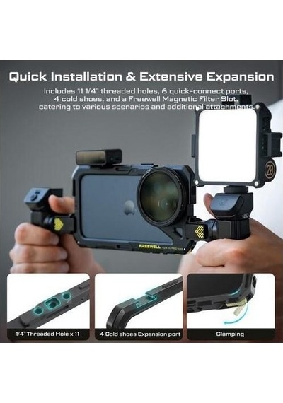 Freewell İphone 16 Pro Max İçin Genius Rig Kafesi