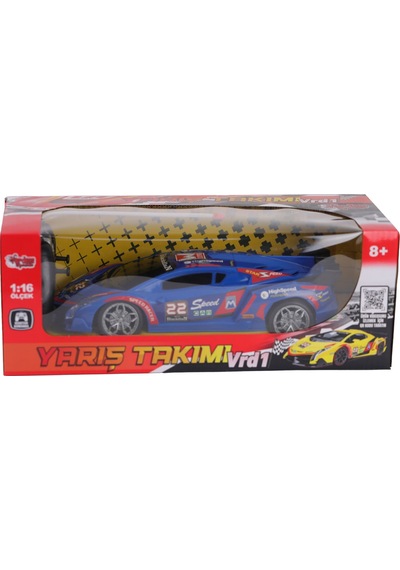 Vrd 10728 Uk Ff Şarjlı 1 16 Desenli Yarış Çok Renkli