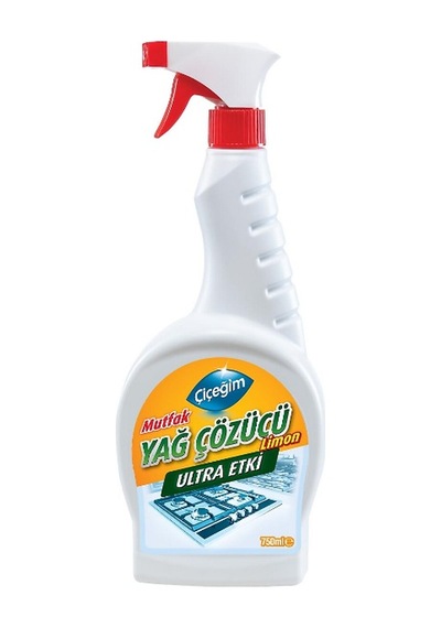 Çiçeğim Limonlu Mutfak Yağ Çözücü Sprey 750 ML