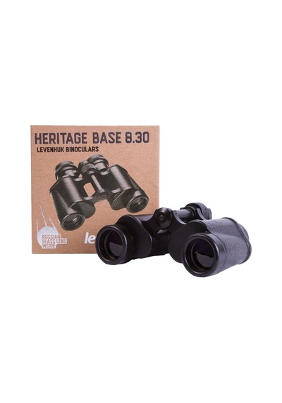 Levenhuk Heritage BASE 8x30 Binoküler Dürbün Siyah