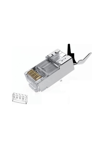 Cat7 Rj45 Plug Ethernet Ağ Kablosu Konnektörü