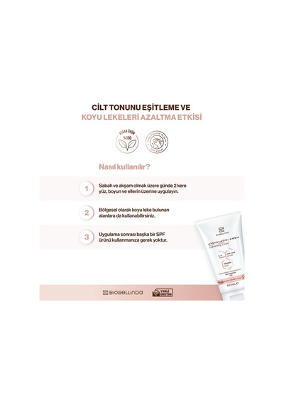 Doğal Aydınlatıcı Yüz Bakım Krem 50ml