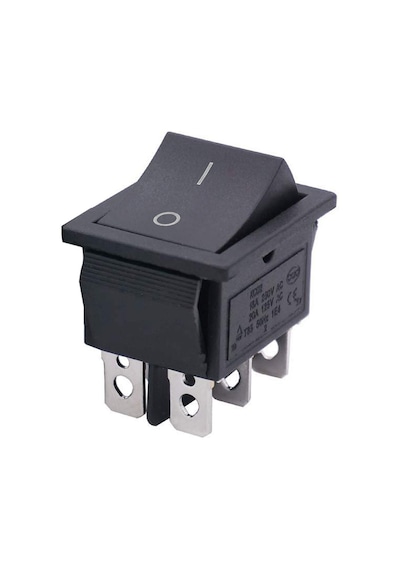 Ayt Geniş Işıksız 6 Pin Aç Kapa On Off Açma Kapama Anahtarı Düğme Buton