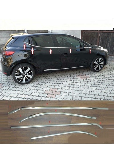 Renault Clio 4 Cam Çıtası Kromu Nikelajı