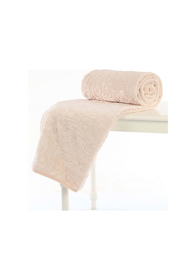 Özdilek Trendy Embos Çift Kişilik Battaniye 220x240 Pudra