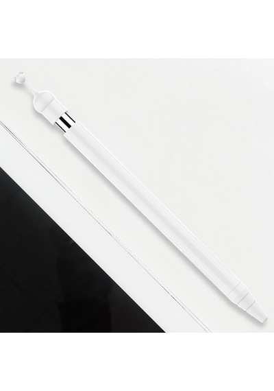 Ally Apple Uyumlu Pencil 1 İçin Silikon Kılıf Koruyucu- 5775 Sarı