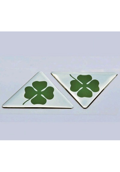 Alfa Romeo Yonca Amblem 3D Sticker 2 Adet