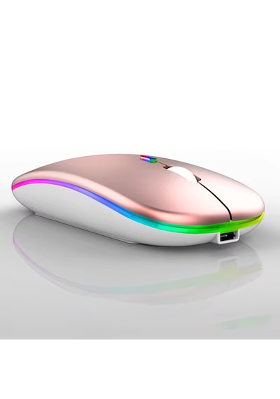 Forzacase FC750R 1600 Dpı Şarj Edilir 2.4 Ghz Rgb Bluetooth Kablosuz Mouse