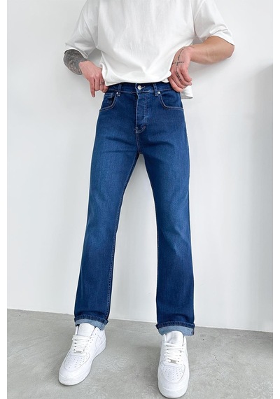 Koyu Mavi Basic Premium Slim Fit Pantolon Koyu Mavi