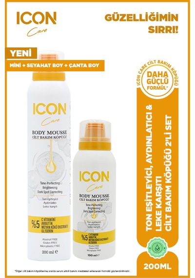 Cilt Bakım Köpüğü C Vitaminli- 200 Ml + 100 Ml