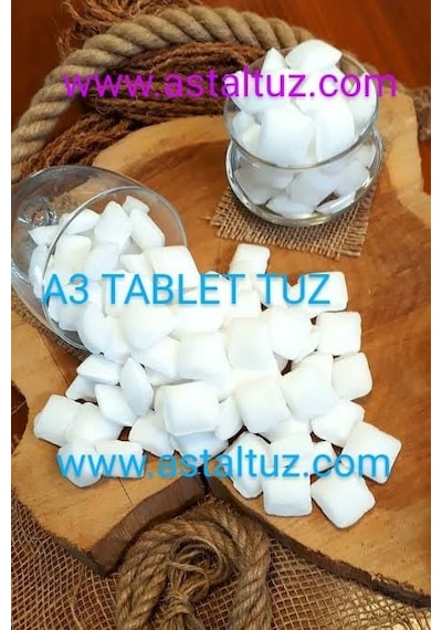 Tablet Tuz A3 Rafine Tablet Tuz 25 Kg Su Arıtma Yumuşatma Tuzu Tse Belgeli