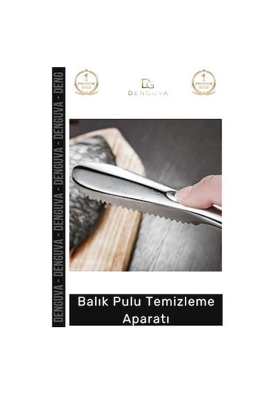 Balıktemizleyici Balık Temizliği Zahmetsiz Hijyenik Paslanmaz Ergonomik Pratik Balık Pulu Kazıyıcı Çok Renkli