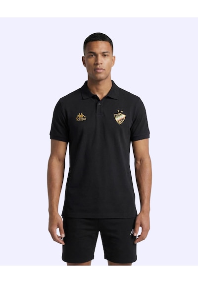 Kappa Paul Polo Erkek Siyah Regular Polo Yaka Tişört