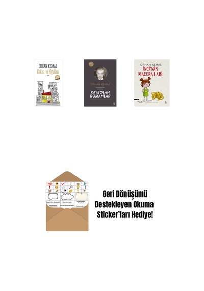 Eskici Ve Oğulları Midi Boy + Kaybolan Romanlar + İnci'nin Maceraları + Okuma Sticker'ları