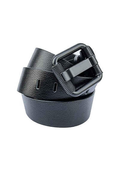 Rich Smith Hakiki Deri Kemer Erkek Spor Siyah Roll Toka 4.2 CM / Rs1016 Siyah