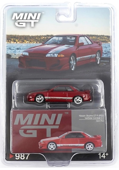 Mini Gt 1/64 Nissan Skyline Gt R R32 Veilside Combat Red