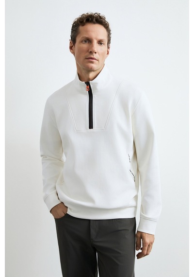 Lufian Wyatt Erkek Sweatshirt Kırık Beyaz Kırık Beyaz 112030206100510
