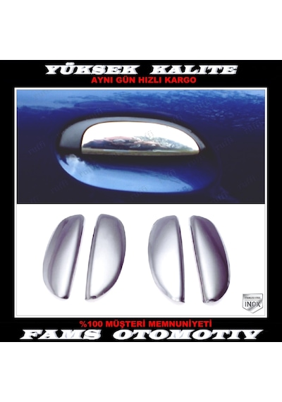 Renault Clio 2 Symbol Krom Kapı Kolu 4 Kapı 1998-2005 P. Çelik