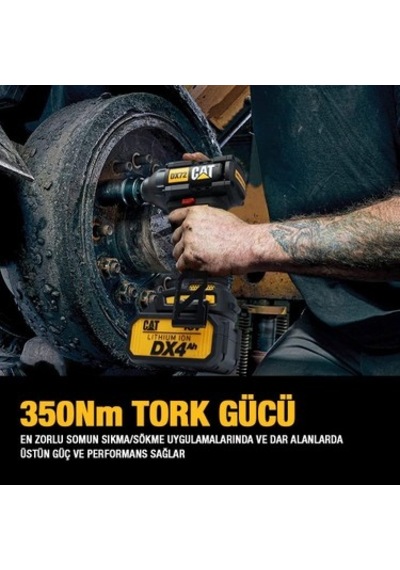 Çift Akülü Şarjlı Somun Sıkma Aleti 350nm Kapasite