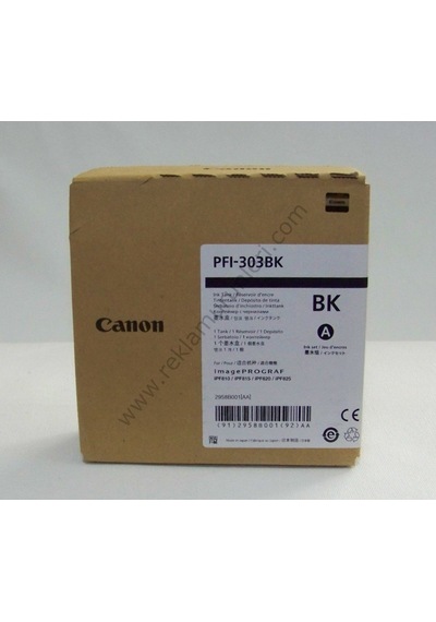 Canon Pfı 303Bk Photo Black Kartuş 330Ml 2016