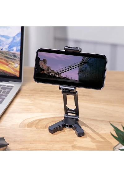 Ulanzi Hp004 Çok Fonksiyonlu Metal Tripod Telefon Standı Siyah