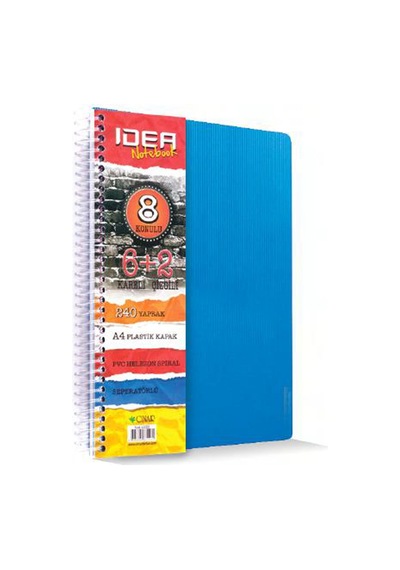 Çınar Spiralli Ayraçlı Defter İdea A5 150 Yp 4+1 66001 Çok Renkli