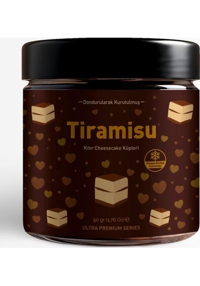Vıento Dondurularak Kurutulmuş Tiramisu Freeze-dry Teknolojisi, Kıtır Atıştırmalık, Uzun Raf Ömürlü, Tekli Paket Açık Bej Vıento Dondurularak Kurutulmuş Tiramisu Freeze-dry Teknolojisi, Kıtır Atıştırmalık, Uzun Raf Ömürlü, Tekli Paket Açık Bej