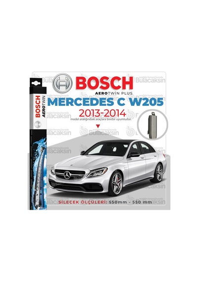 Mercedes C W205 Muz Silecek Takımı 2013-2014 Bosch Aerotwin