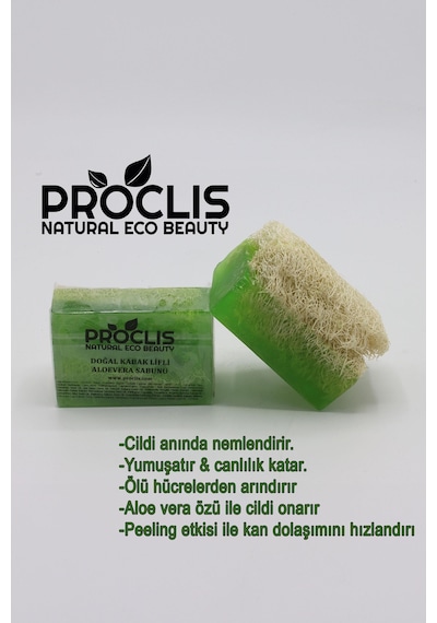 Proclis Doğal Kabak Lifli Aloe Vera Sabunu