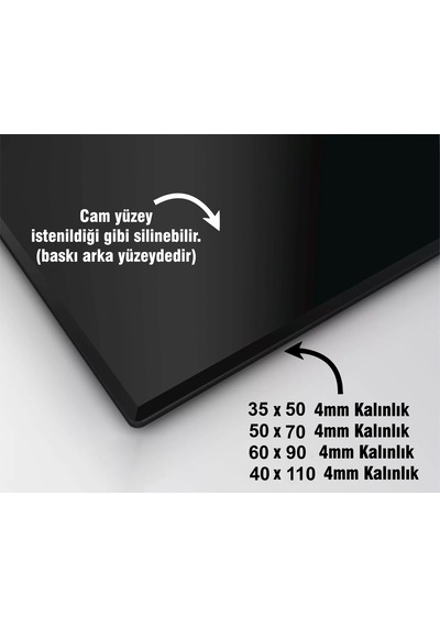Adalet Heykeli Dekoratif Cam Tablo 4mm Temperli