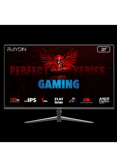 Raydın Mm27dfı-180hz, 27", 1ms, 180hz, Full Hd, Hdmı, Dp, Ips Led, Flat, Frameless, Freesync Gaming