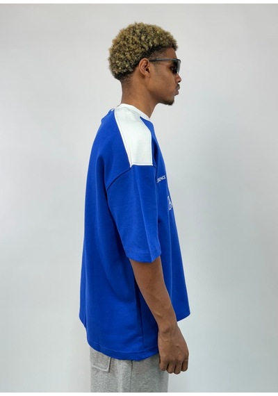 Zaee Italia Heritage Oversize Tişört Mavi