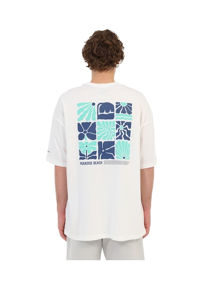 Lumberjack Ml Ravon 11hl-202 Kırık Beyaz Erkek Kısa Kol T-shirt