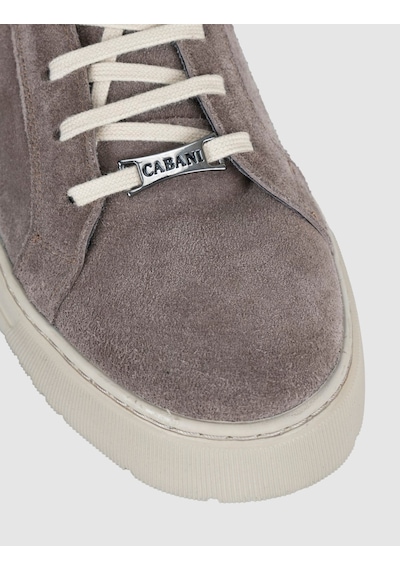 Cabani Erkek Vizon Hakiki Süet Deri Sneaker Ayakkabı