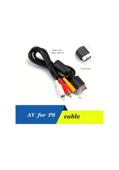 Yeni 2023 Av Ses Video Tv Adaptörü Kablosu X-box Ps2/3 Av Lcd Tv 3rca Scart Lale Bağlantı Kablosu