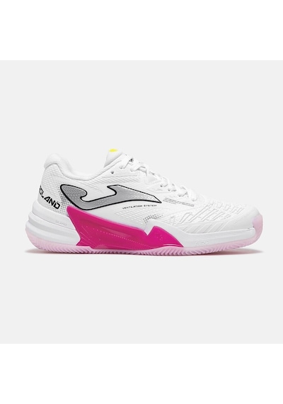 Joma Trollw2602ac Roland Sert & Toprak Kort Kadın Tenis Ayakkabısı - Beyaz/pembe