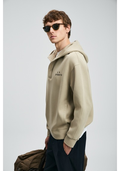 Lufian Road Erkek Sweatshirt Açık Bej Açık Bej 112030180100570 Açık Bej