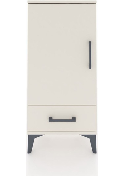Arges Komodin 3 Raflı Tek Çekmeceli Tek Kapaklı 44x30x96 Ayta... Aytaşı