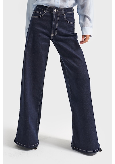 Itsbasic Kadın İndigo Renk 7w5-50 Lyl36 Palazzo Fit Esnek Kumaş İç Boy 80cm Denim Jean Itsbasic Kadın İndigo Renk 7w5-50 Lyl36 Palazzo Fit Esnek Kumaş İç Boy 80cm Denim Jean