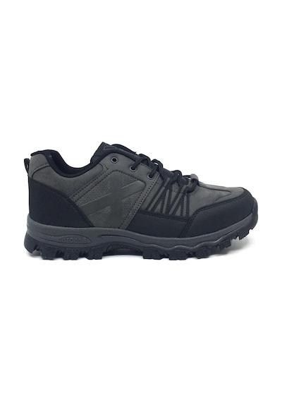Step Erkek Günlük Kışlık Su Soğuka Dayanıklı Outdoor Spor Ayakkabı Füme - Siyah