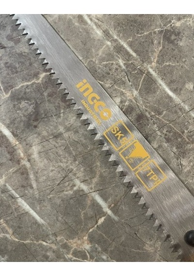 İngco Pro Sk5 Çelik Alçıpan Testeresi Çift Diş Bağ Budama Testeresi 44cm