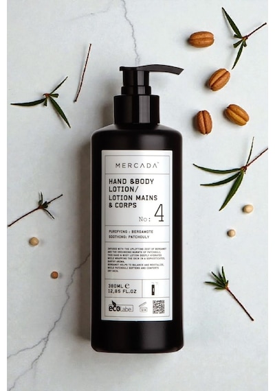Mercada Siyah No 4 Purifying And Soothing Hand & Body Lotion 380 Ml Bergamot Ve Patçuli Özlü El Ve Vücut Losyonu