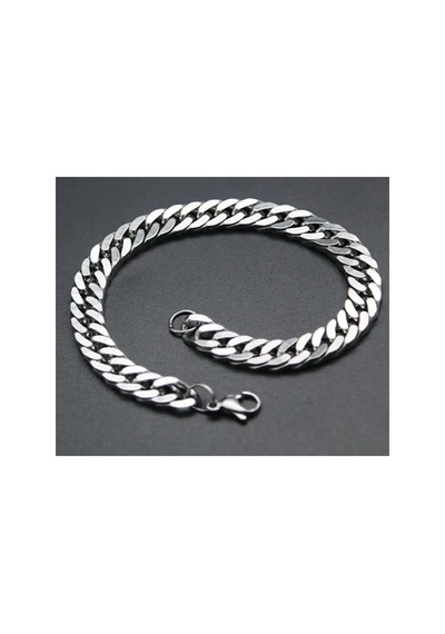 Paslanmaz Çelik Unisex Zincir Bileklik Silver - 559325894 Silver