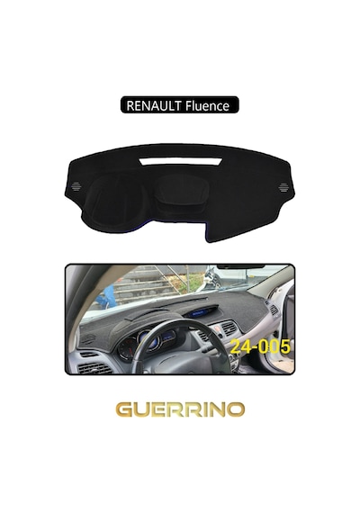 Renault Fluence Torpido Koruma Halısı Siyah Kenar