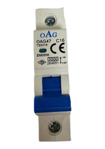 Oag Otomatik Sigorta 1x16 A 3Ka